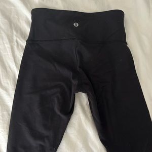 Black lulu lemon leggings